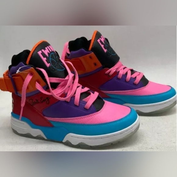 Ewing Athletics Women's 33 HI Pink/Blue/Red/Orange Sneakers Size 10 New MSRP$150 - Picture 3 of 8